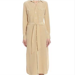 Polo Ralph Lauren silk shirt dress NWT Size 6